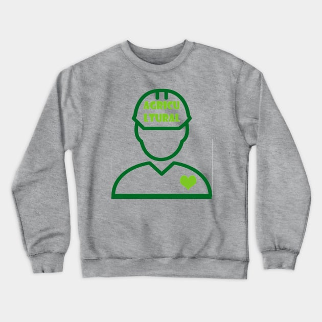 Agricultural engineer Crewneck Sweatshirt by The designer Majd Akrim